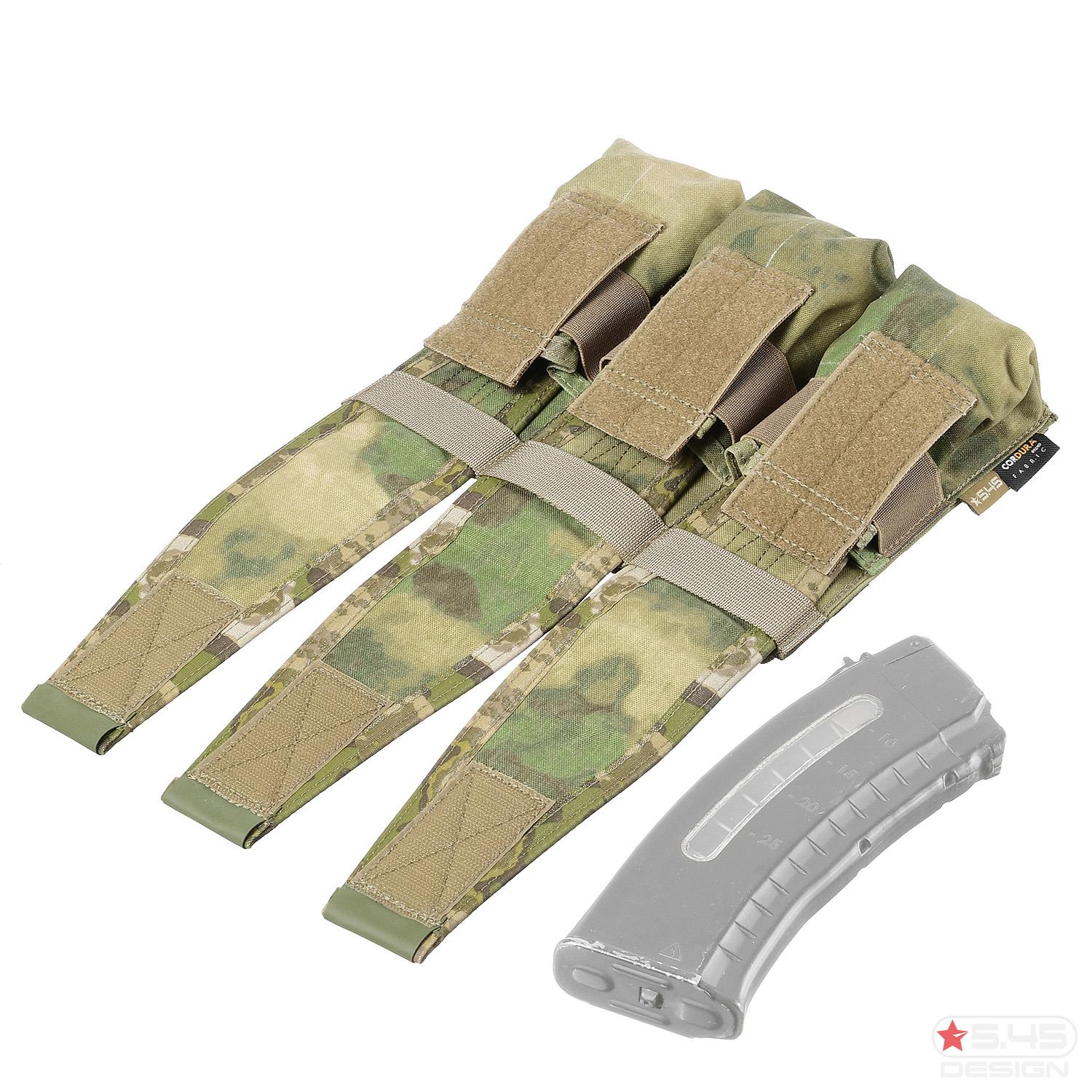 VELCRO flaps are easy to open, they ensure quick access to the magazines.